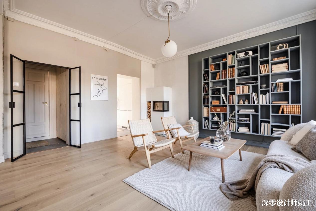 被这个家迷倒了!82㎡巧妙运用柔和色彩,让整屋都在充斥着温柔和浪漫~