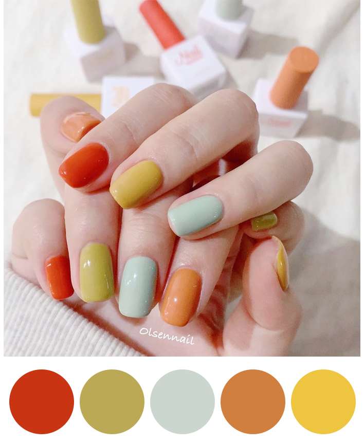 色啦 夏季跳色美甲指南!再也不怕配错色啦~