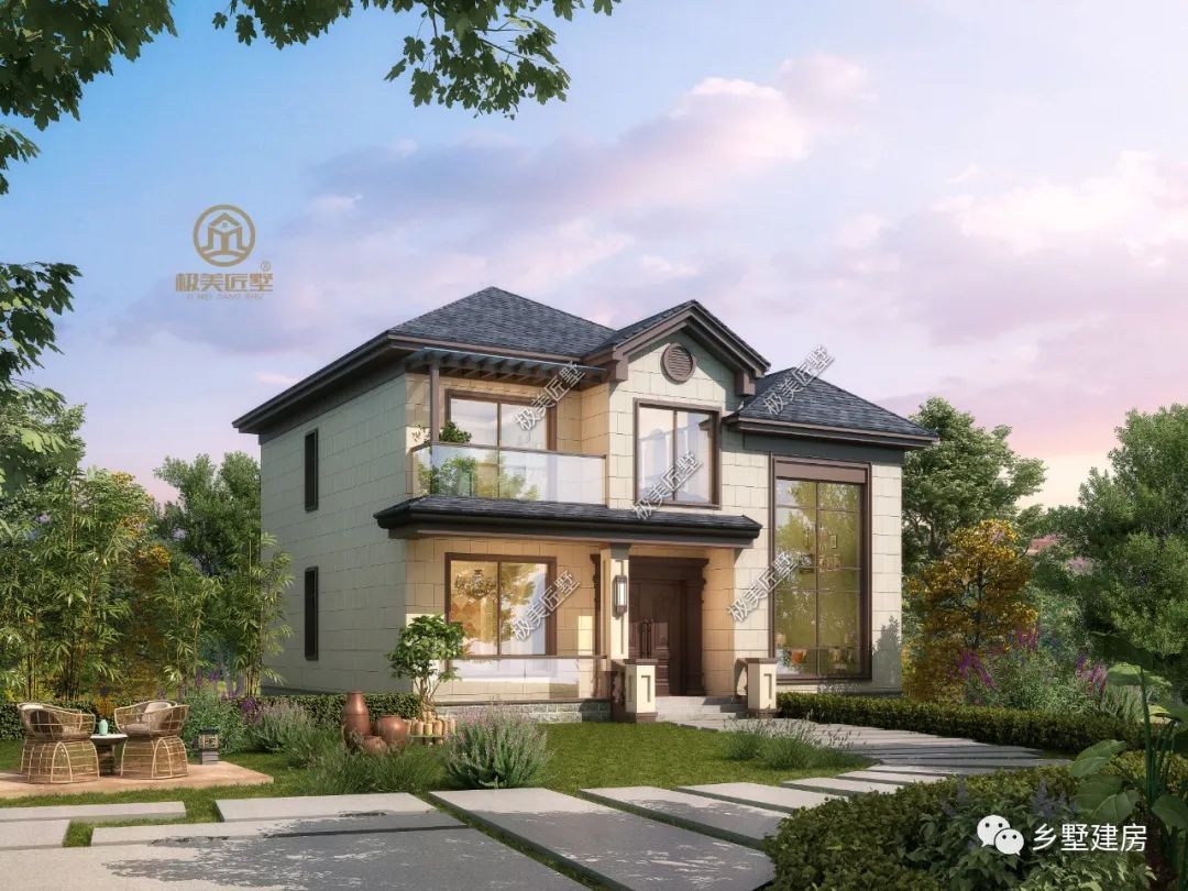 小门厅大作用,这五款门内置的别墅,颜值与实用并存