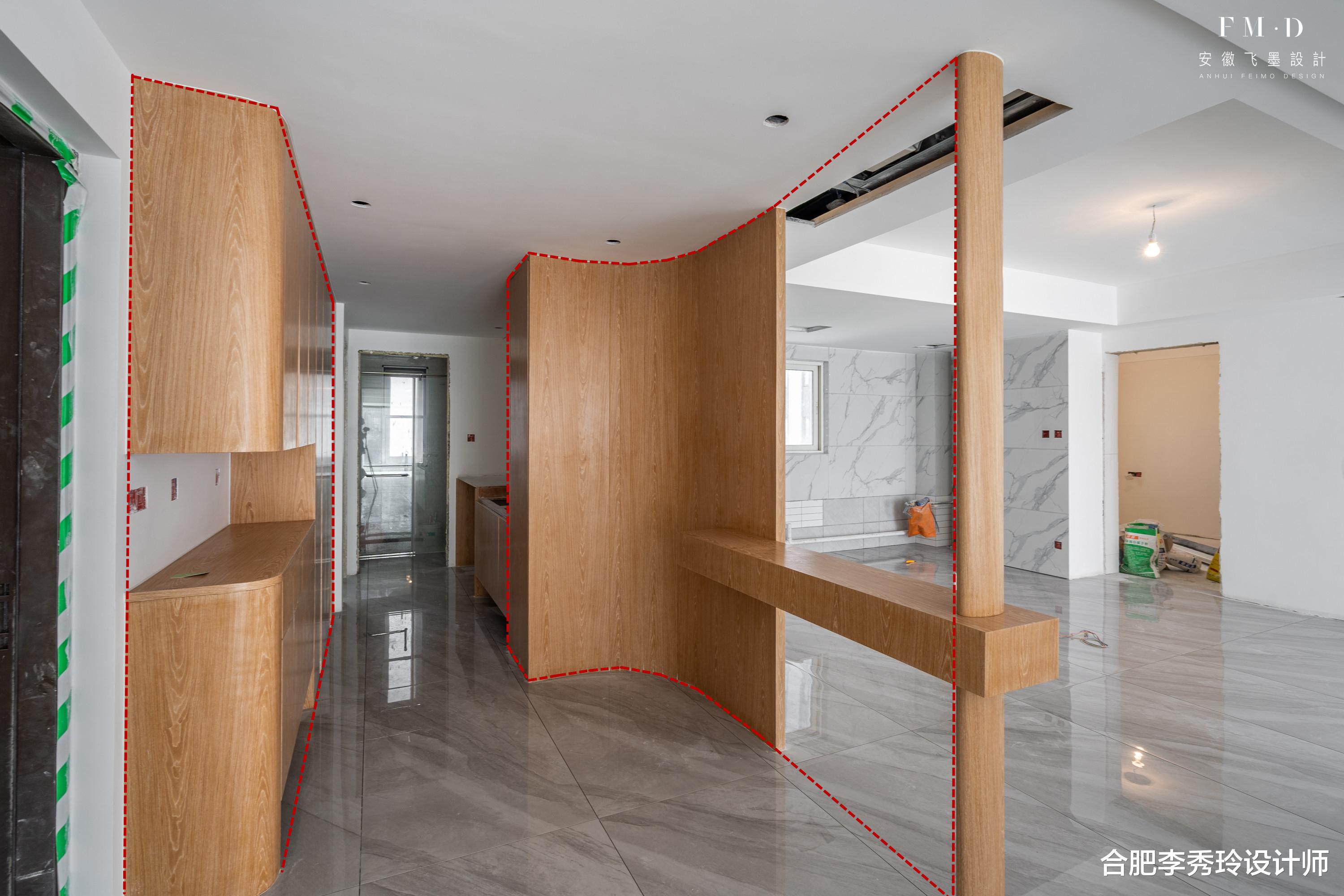 入住后才明白，玄关做“二字型”储物柜有多爽，又多3㎡小储物间