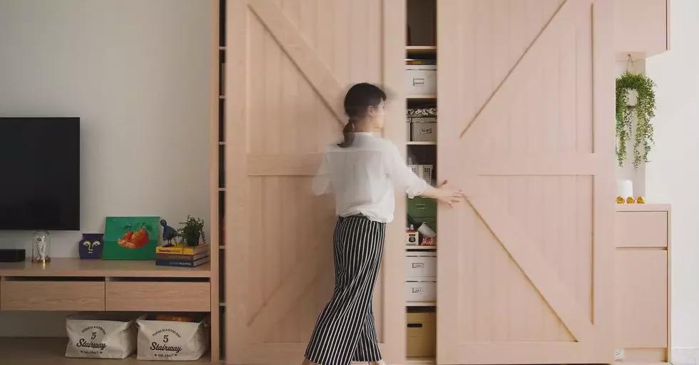 为照顾孩子，82㎡老房改出3室2厅，打造出最适合中国人开放式厨房