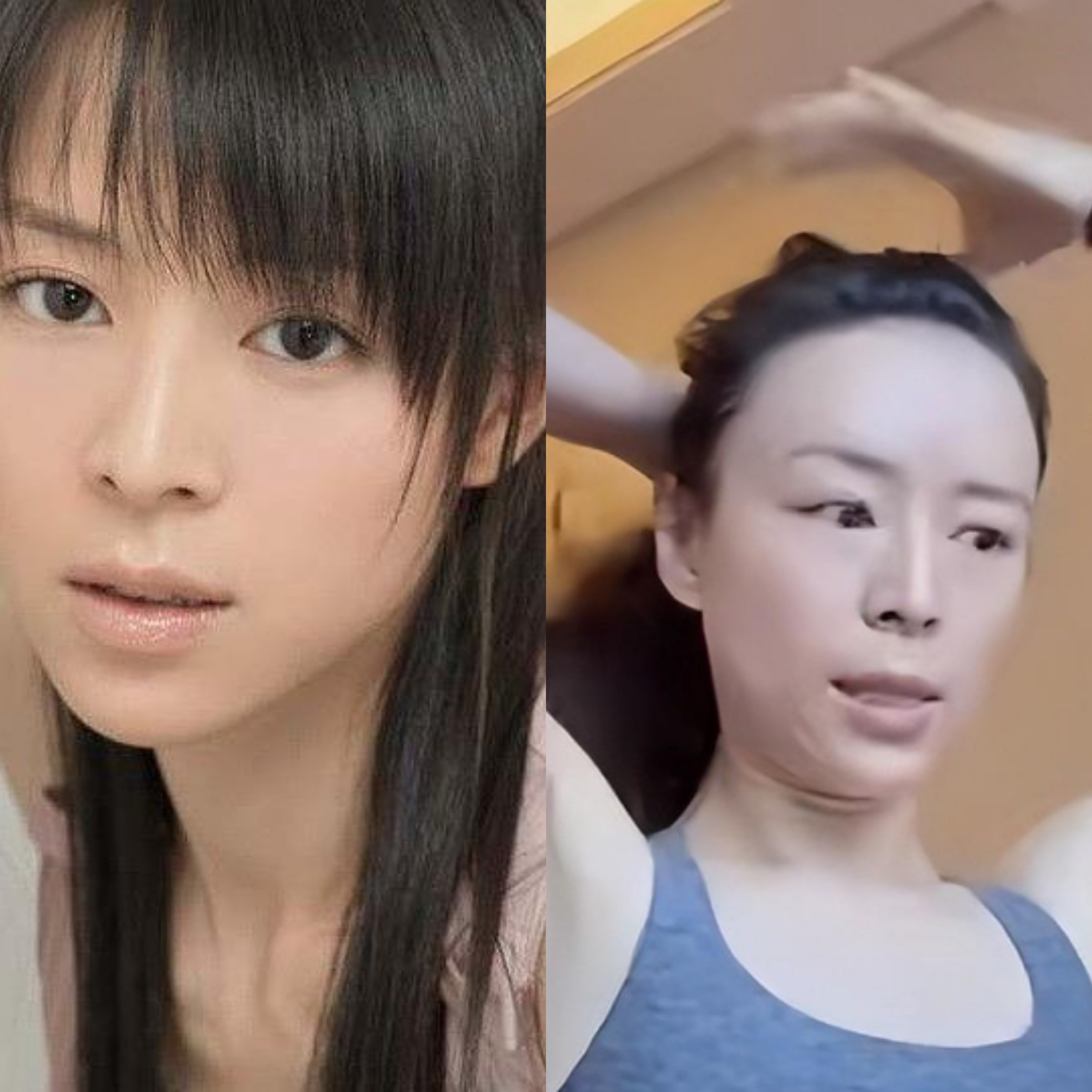 吕颂贤 56岁吕颂贤穿校服扮学生！皮肤白嫩被赞年轻，吃素20余年引争议