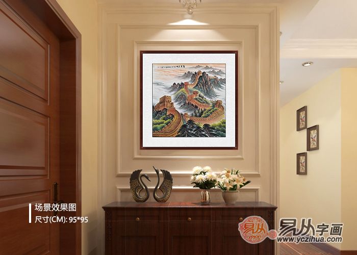 玄关挂什么装饰画好?这样选,才能美化整体视觉感