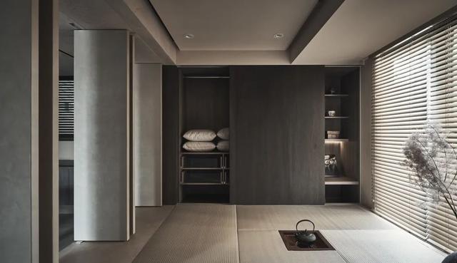 120㎡极简朴素,淡淡的水泥灰,自然禅意的生活空间