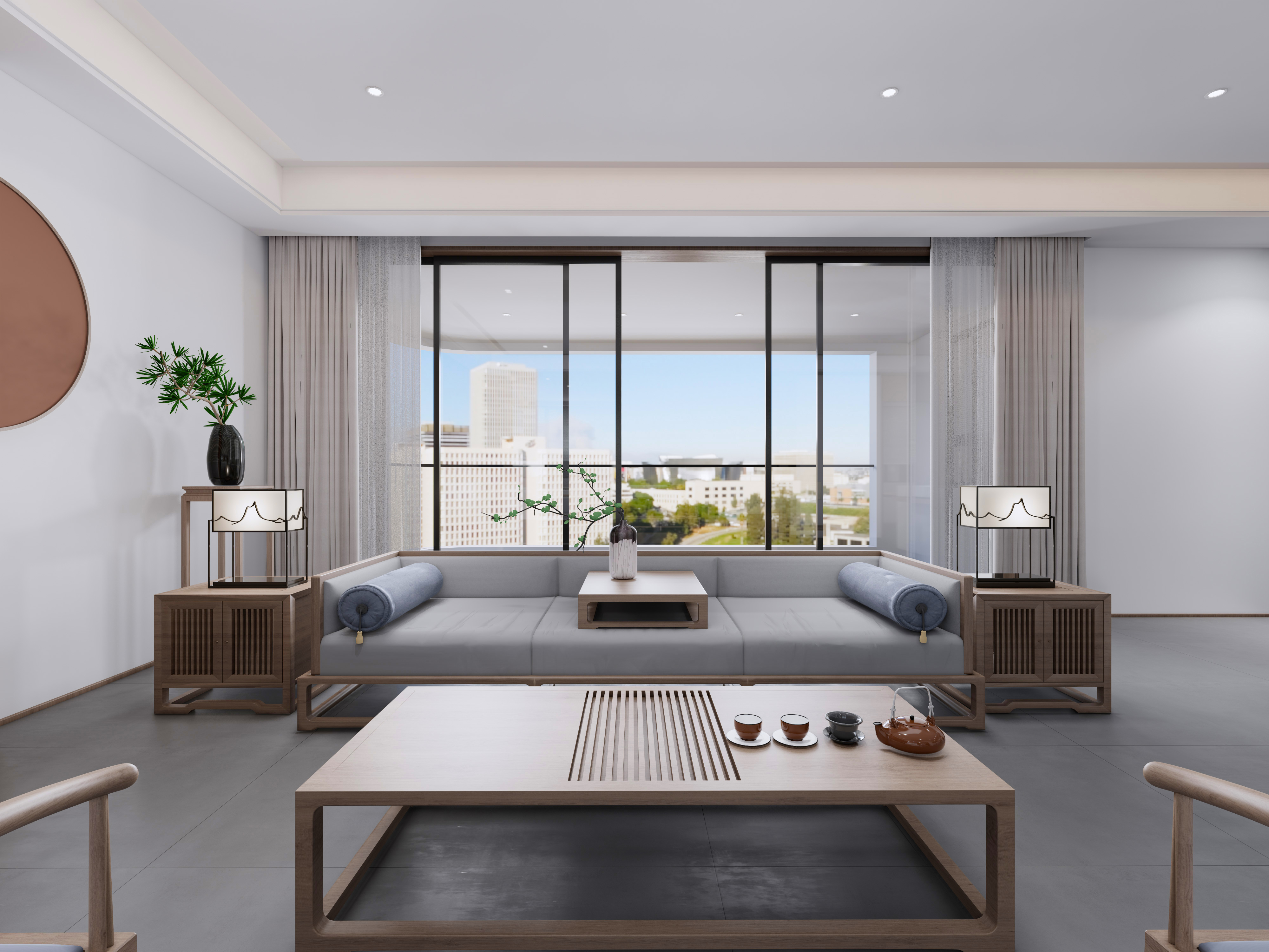 4室改2室,205㎡新中式大平层