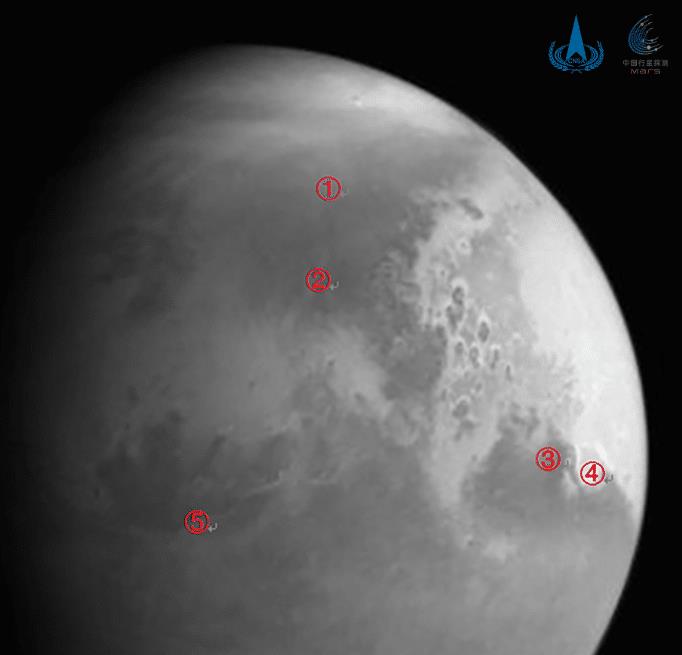 天问一号距火星220万公里拍到水手峡谷:30亿年前这曾是海洋