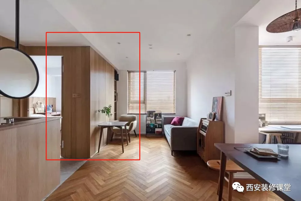 牺牲墙体镶嵌收纳柜，实用而且好看