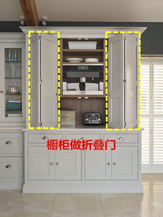邻居家柜子装折叠门,很省空间,任意选择开合方式,想拆了重装!