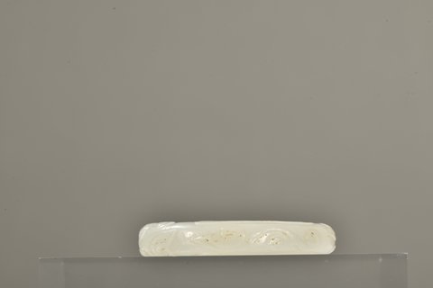 和田玉籽料|晚清 和田玉籽料金童挂件