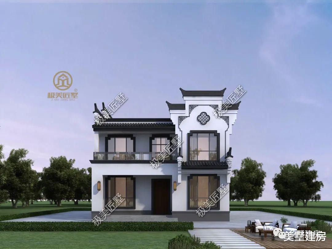 想要传统中式美,就建经典中式风,飞檐翘角尽显文化韵味