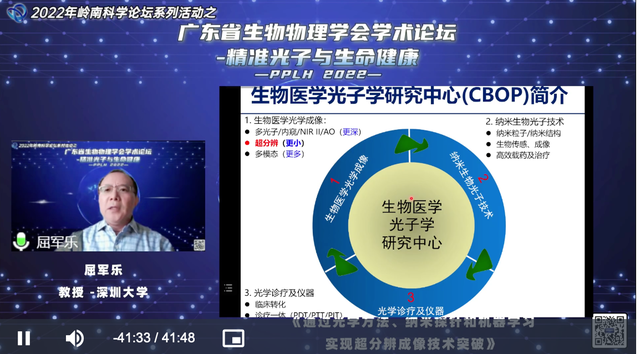 精准光子与生命健康论坛今天在广州举行