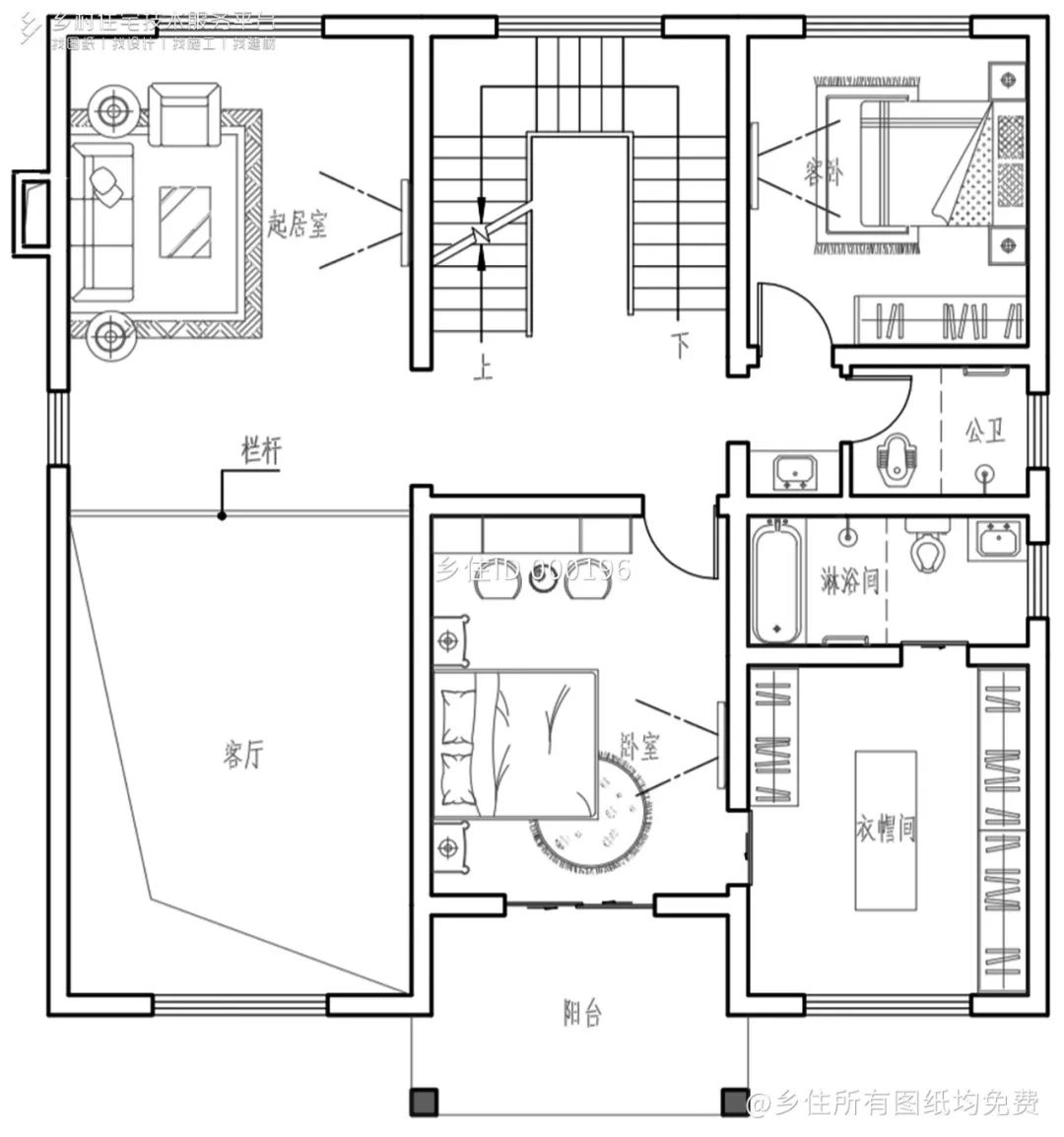 乡村住宅免费图纸8款三层别墅建房图纸建一栋就可以满足所有需求