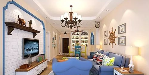 130平左右的户型，如何设计地中海风格？这样搭配才高端上档次。