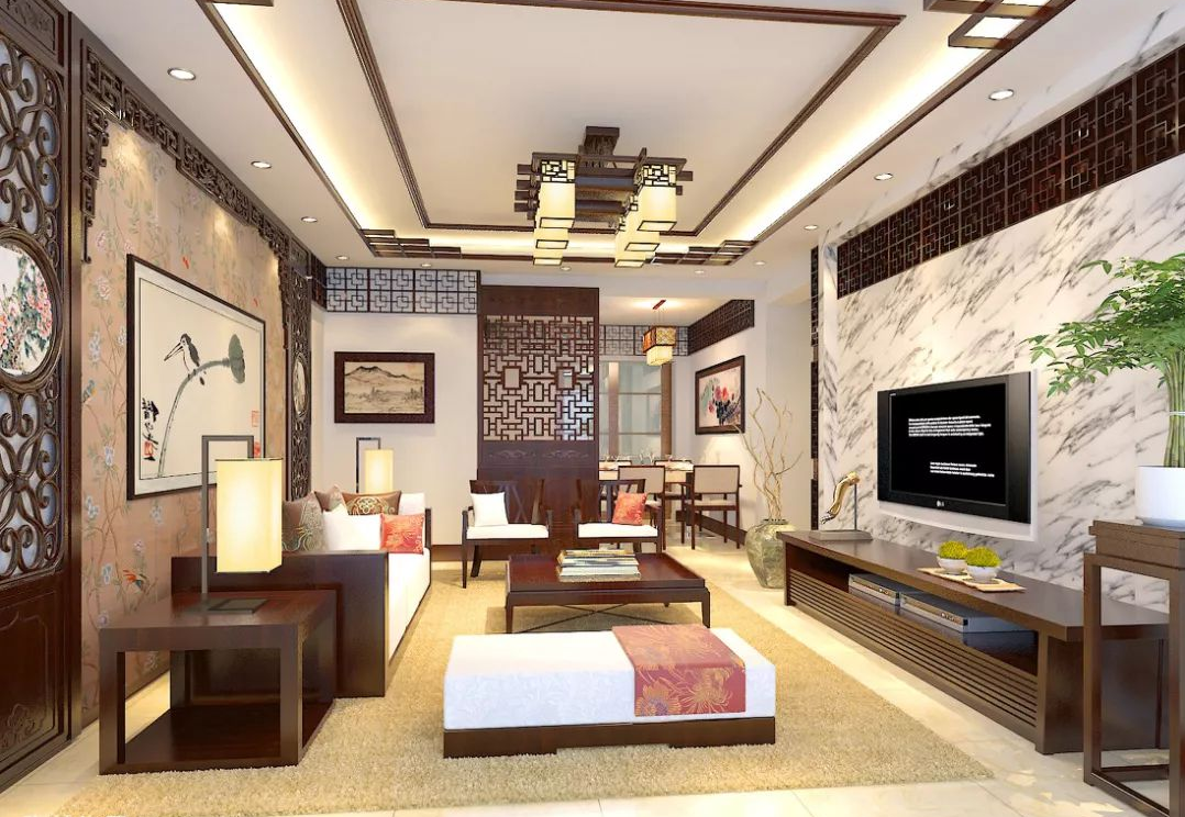 100种，新中式装修设计方案，不可能没有一种适合你的爱家。