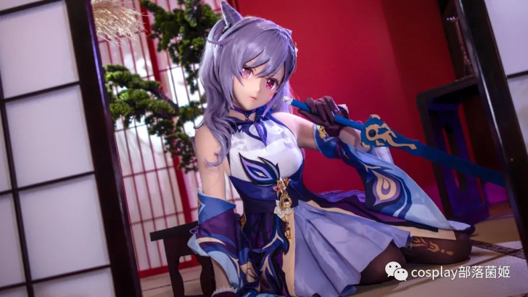 |cos：原神霆霓快雨-刻晴cos正片@乃子