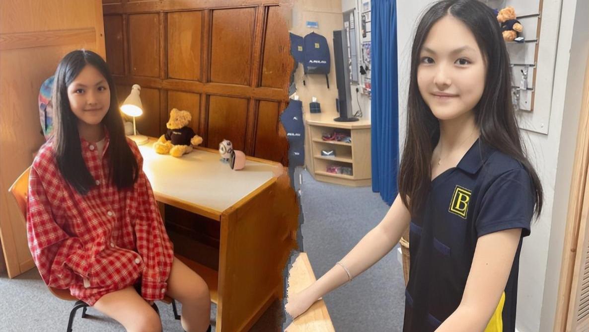 王诗龄|王诗龄留学英国博耐顿女校，穿上校服美成了偶像剧女主角！