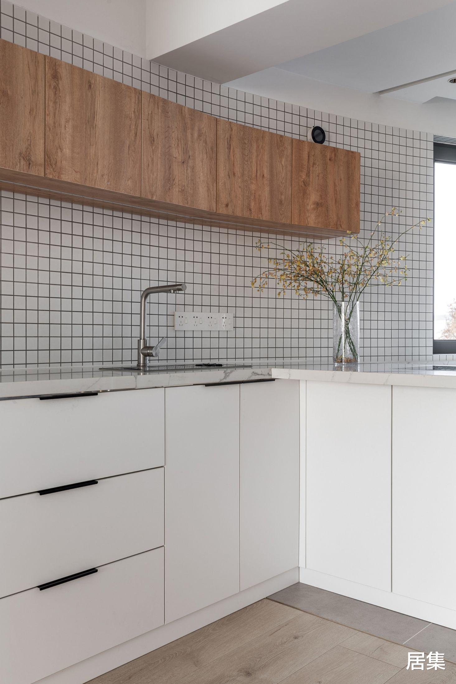 卧室|上海110㎡奇葩户型大变身,打造极简扇形餐厅和温柔北欧风卧室