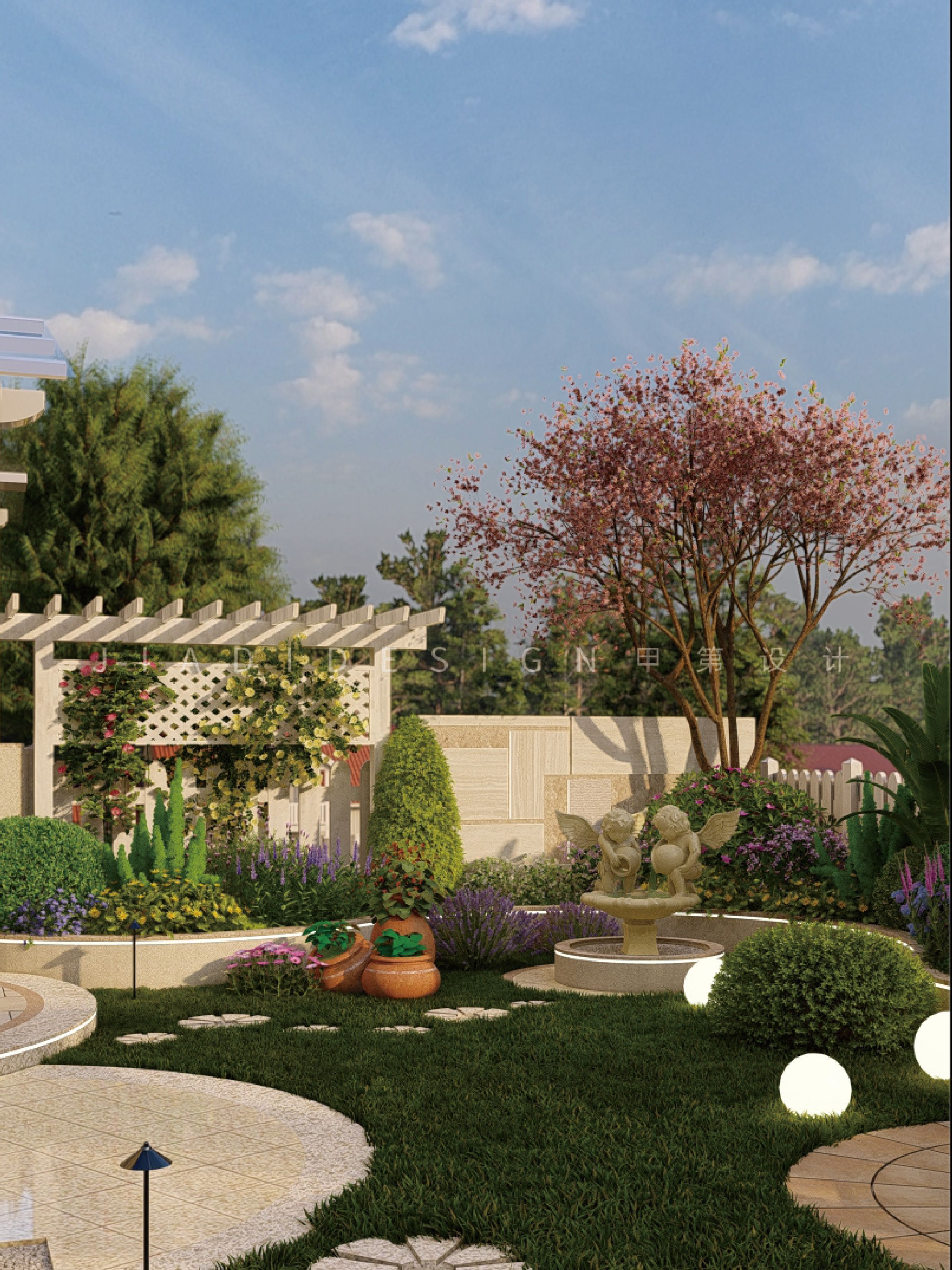 雅居乐|180平现代田园庭院大改造,给繁忙的生活增添一份惬意