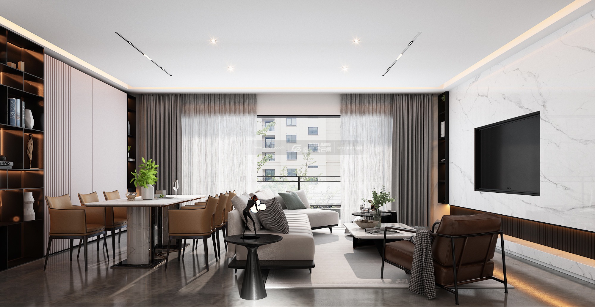 华夏四季143㎡现代风格:实用的现代风格,大多数人理想家的样子