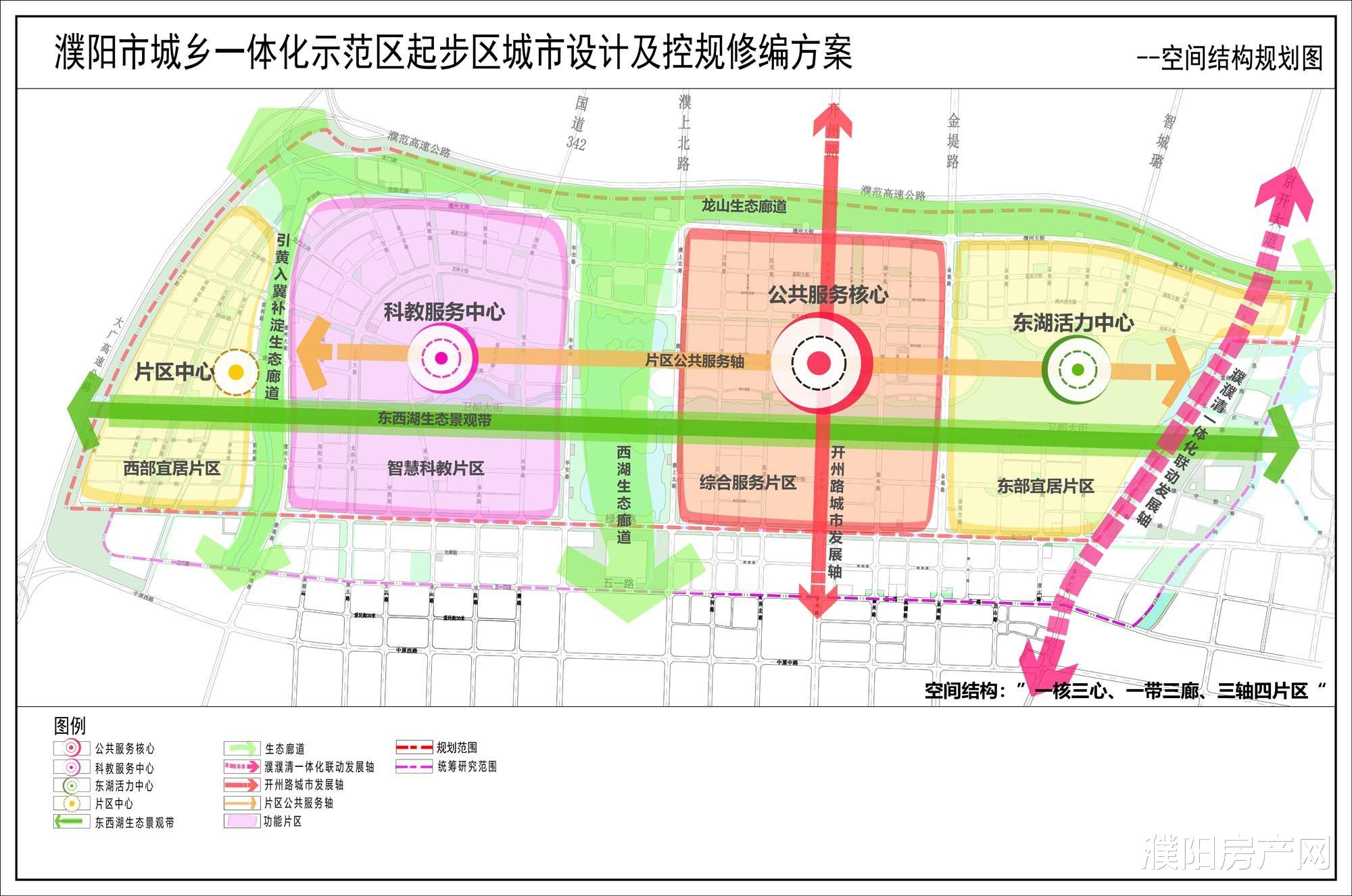 濮阳市城乡一体化示范区起步区控规及城市设计出炉！