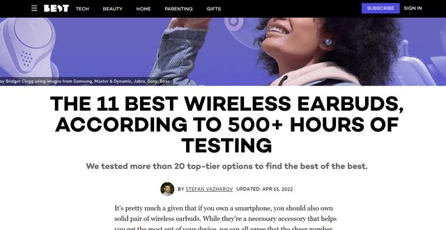 无线耳机|外媒根据500多个小时的测试，评选出11款最佳无线耳机