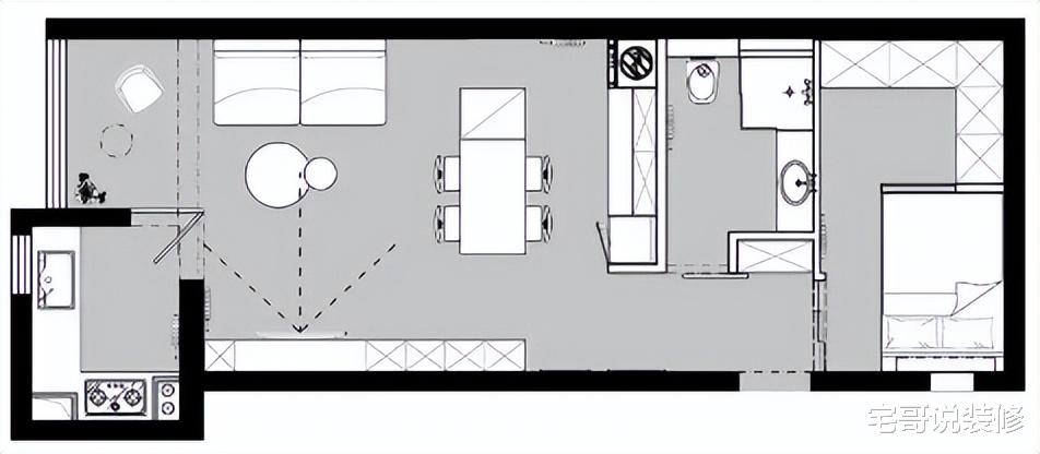 33岁单身小姐姐在北京的家，室内装饰简约大气，惬意又舒服