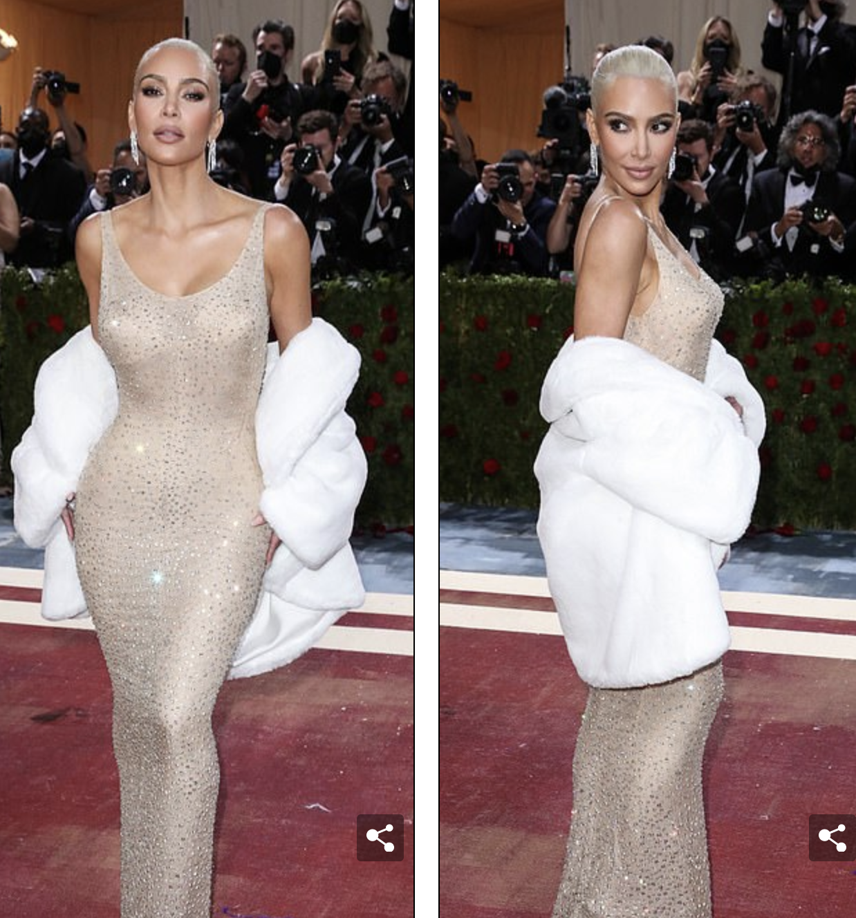 金·卡戴珊|金卡戴珊最新体脂率才18.8！体重才104斤，穿紧身衣更有少女感了