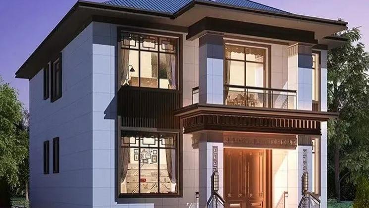 还在纠结建什么风格的房子吗？这栋新中式二层小别墅给你答案