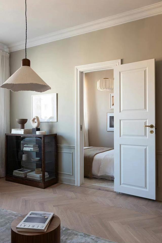 44平一室小户型,温柔的米色调,每个角度都显得闲淡舒适