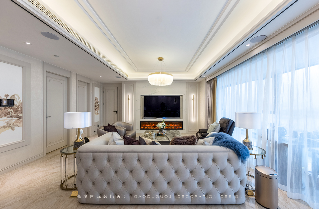 美式实景赏析|300㎡私宅设计,邂逅巴洛克的无限浪漫~