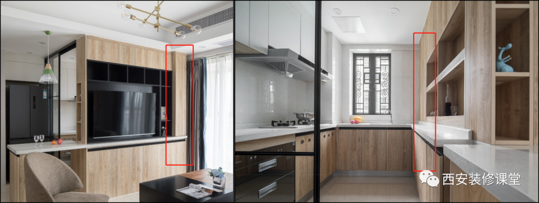 只包管道就浪费了,做成收纳就有价值了