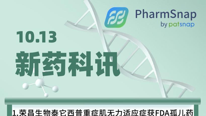?全球新药进展早知道10.13