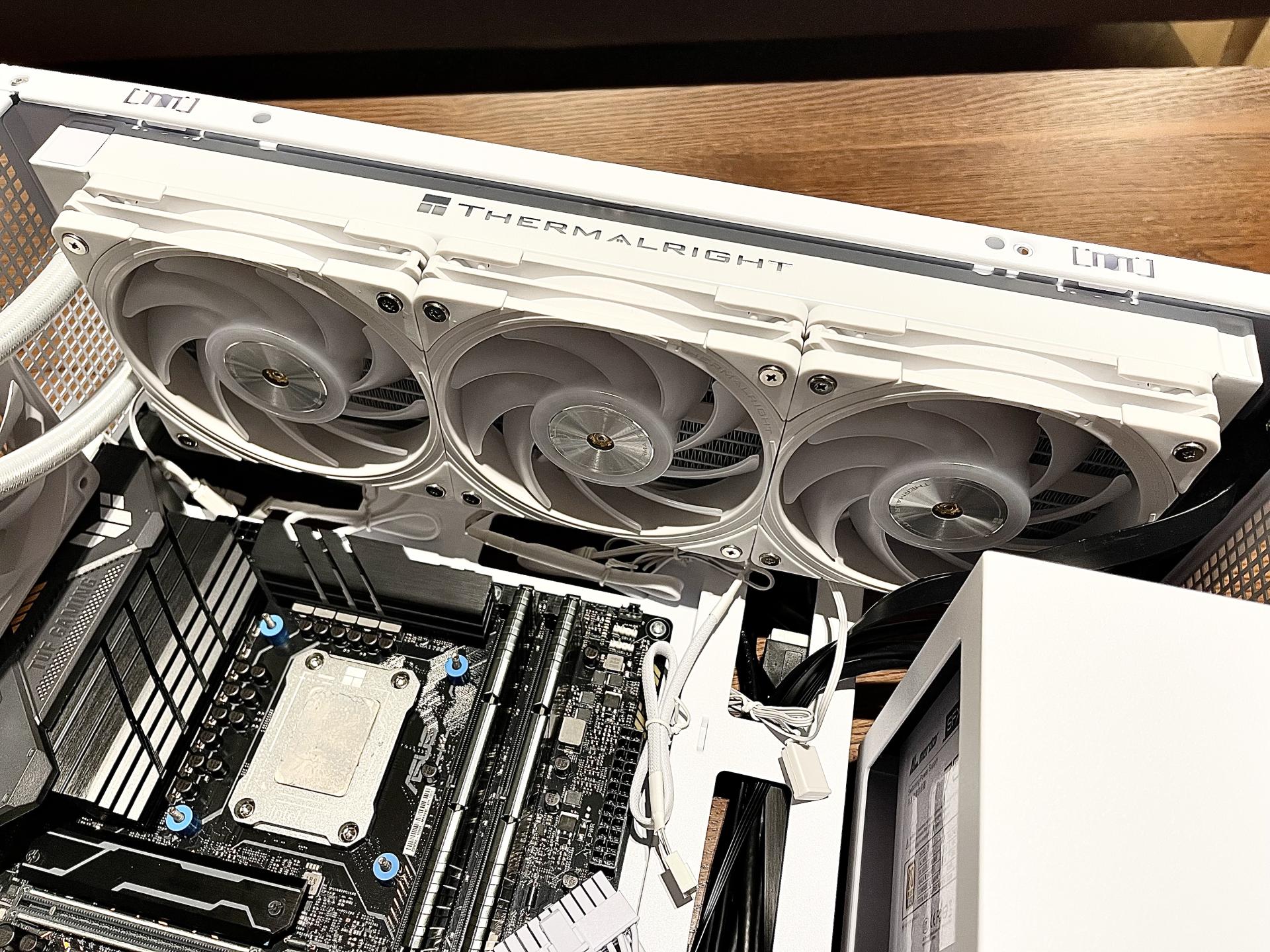 华硕|6700XT矿卡+华硕AP201冰立方+利民旗舰水冷装机