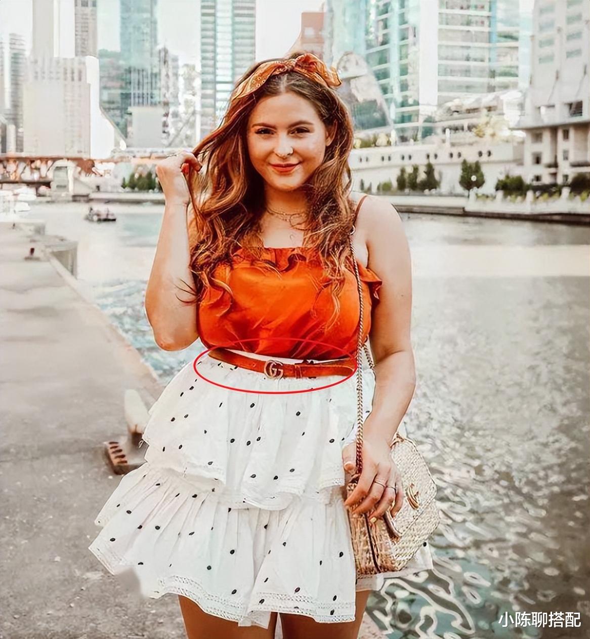 肩厚胸大腰圆，怎么选裙装？3个穿搭技巧，不止好看还显瘦