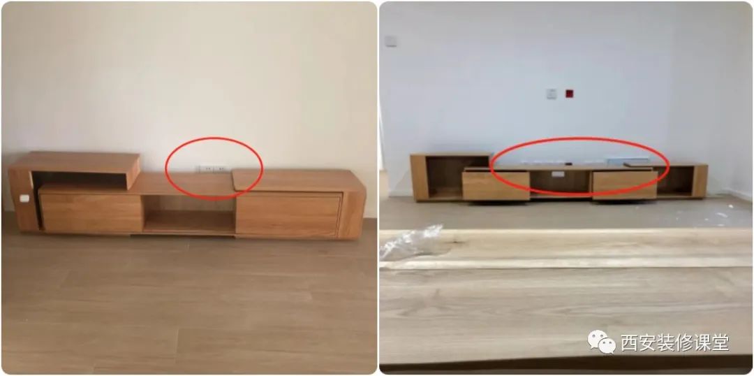 电视柜翻车,客厅整体垮掉