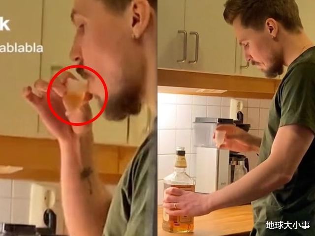 老公躲厨房喝酒被抓包,女子发现他竟误将“月亮杯”当酒杯用