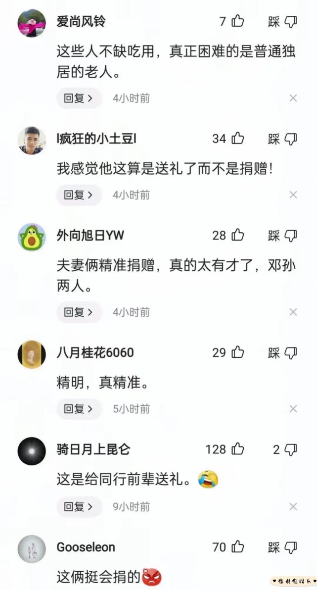 孙俪|孙俪因疫情定向捐赠遭网曝，网友评论：给前辈送礼，为将来铺路！