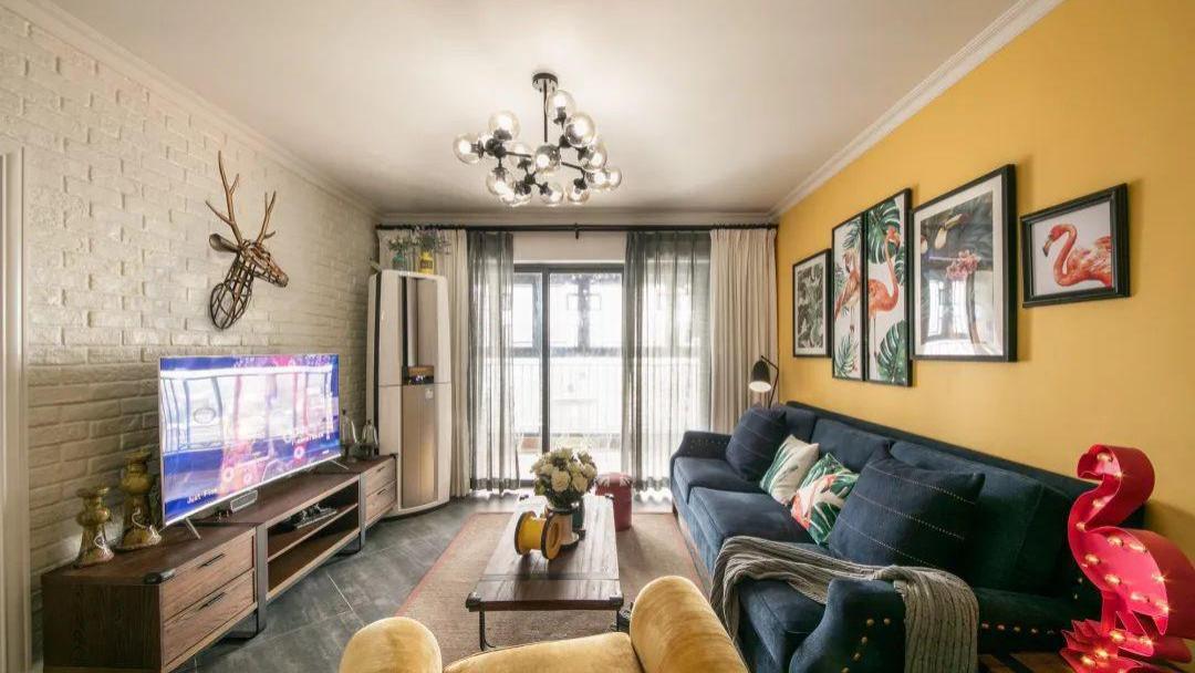 106平米的新房，美式混搭风装修，堪称有个性的一个设计