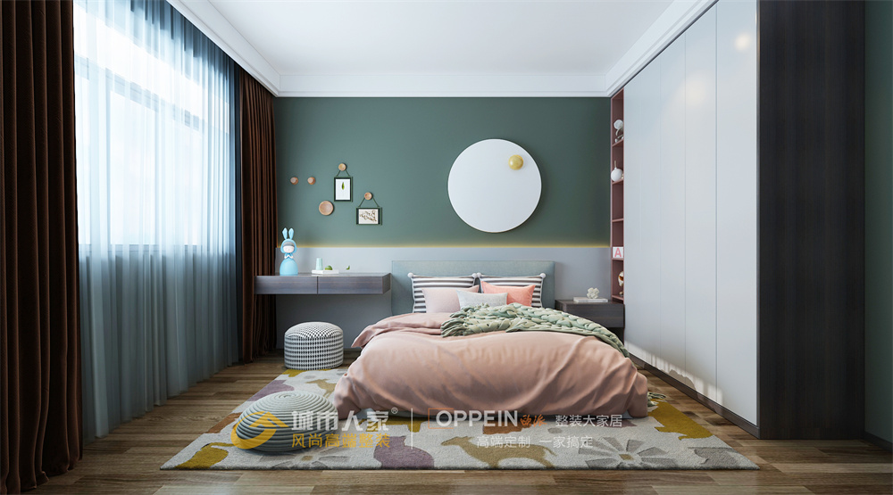 海尔国际产创城147㎡现代轻奢风格装修效果图展示