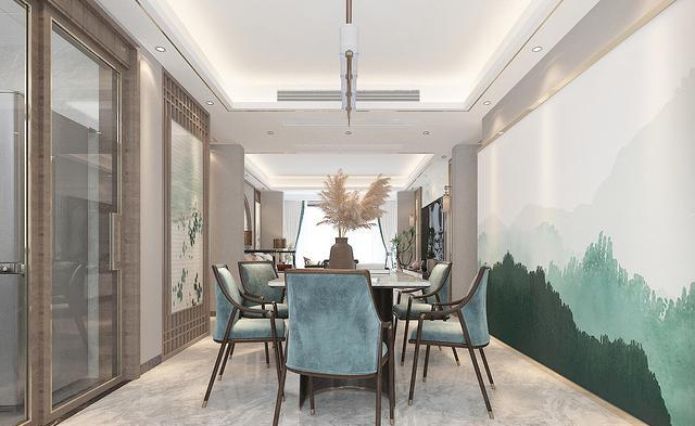 房子装中式,不需要面积有多大,一样能装出效果,这户真的很美