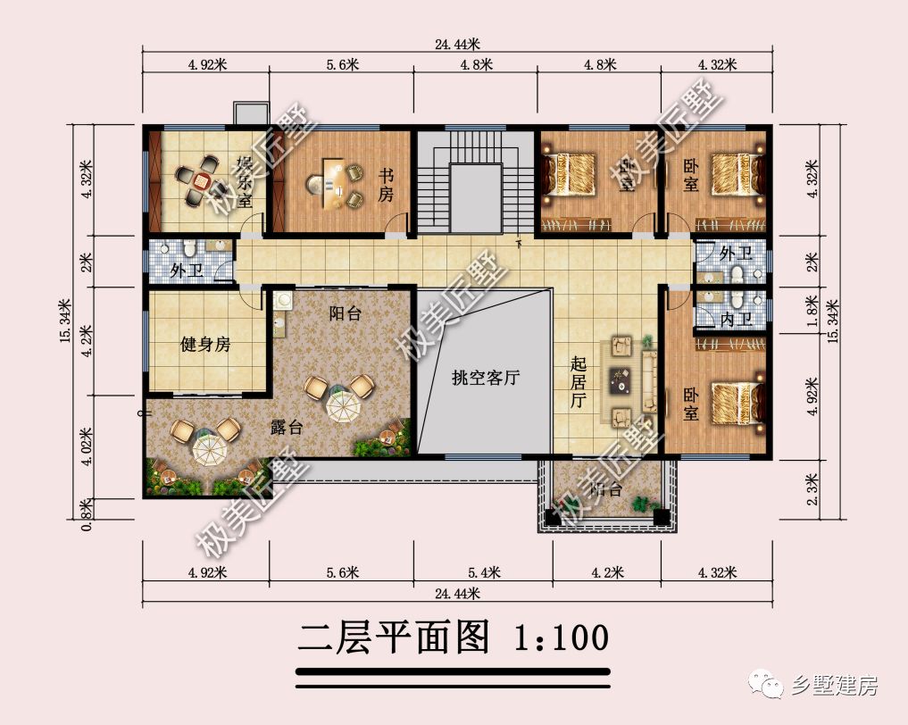 想要满足两代人的审美,那就建个新中式别墅吧,既古典又时尚