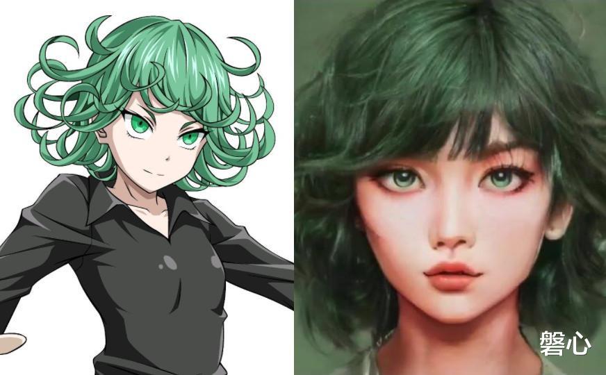 海贼王|一拳超人被AI还原成真人，龙卷的萝莉脸绝美，King本色出演