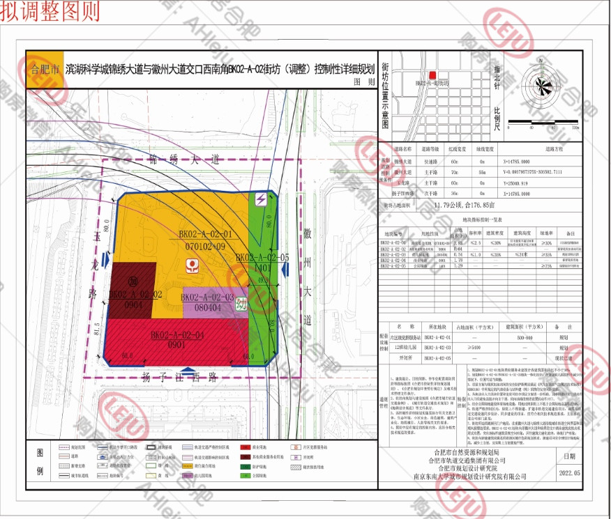 滨湖|面积约176亩！滨湖一街坊规控拟调整为涉宅地+幼儿园