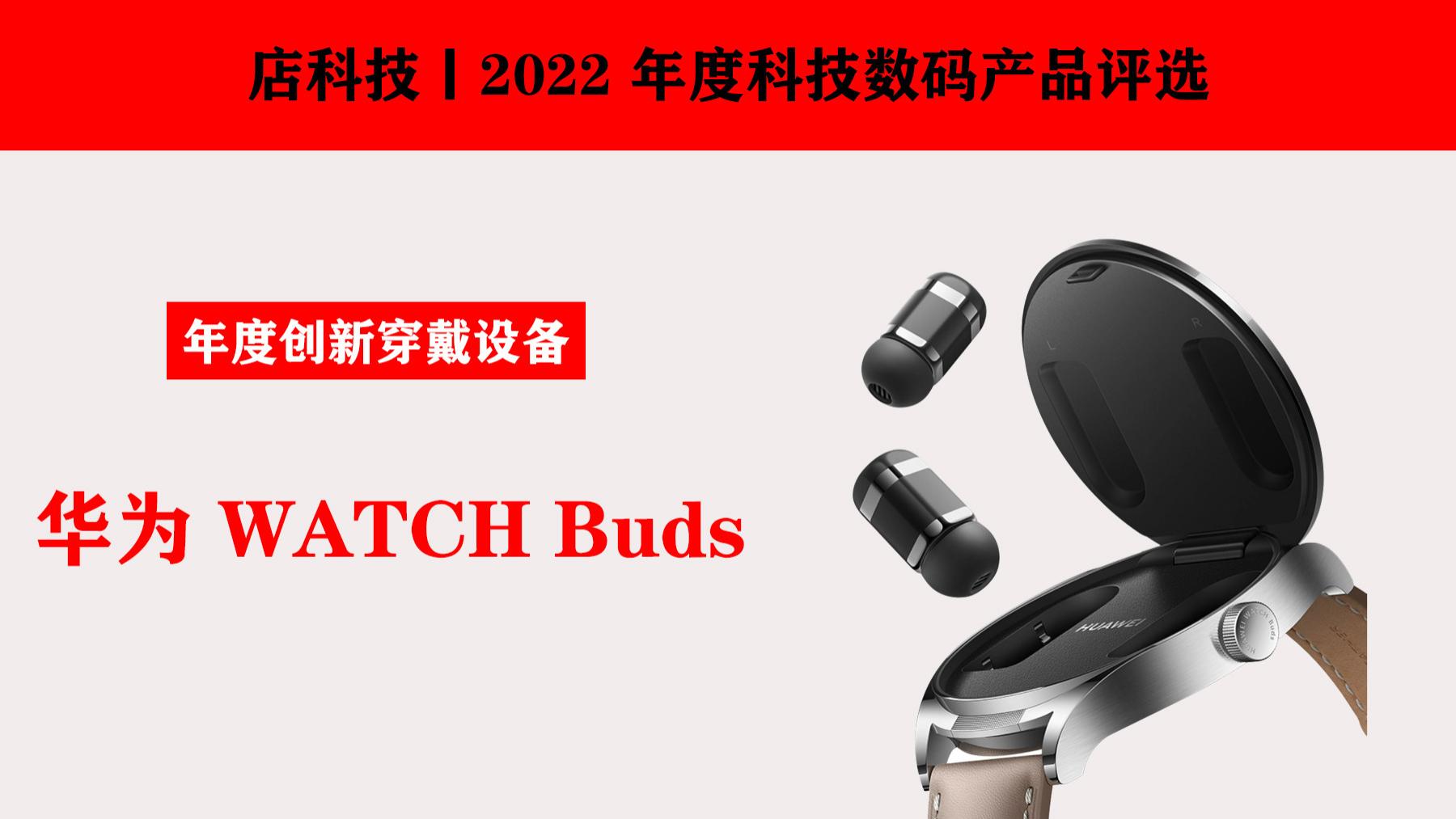 华为watch|2022 年度产品评选丨年度创新穿戴设备：华为 WATCH Buds