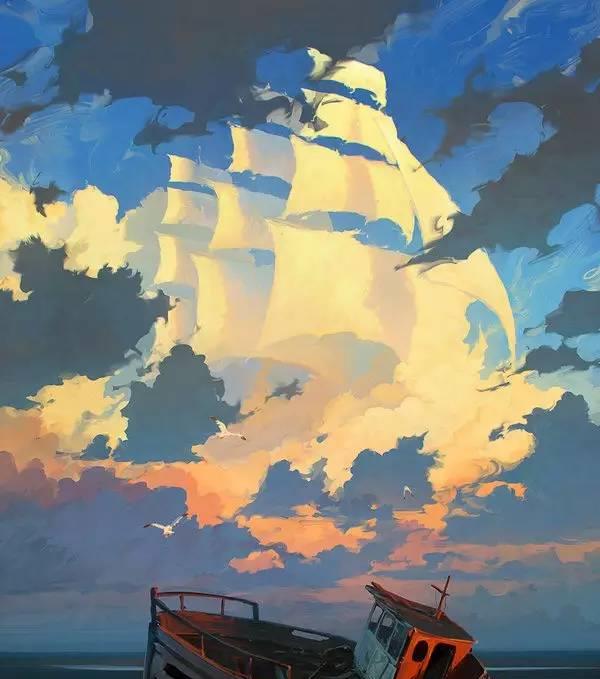 奇幻瑰丽的场景，和插画师阿尔乔姆来一场梦幻之旅