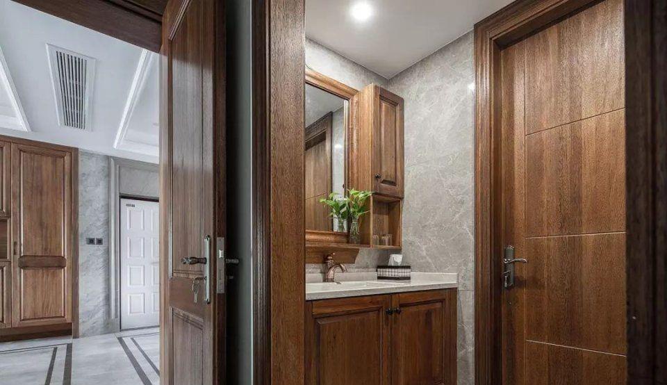 参观144㎡养老房,皮质的现代中式风格还是第一次看到,果然大气