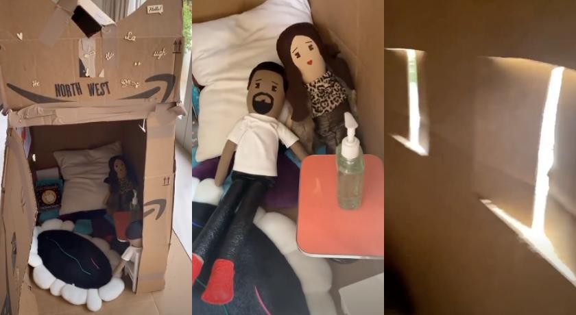 金·卡戴珊|美国明星戴罩防疫树榜样，金卡戴珊家将搬到怀俄明州农场自我隔离