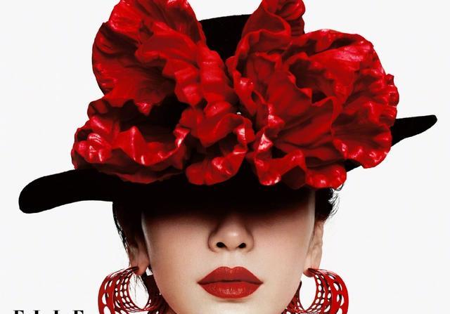 Angelababy|杨颖身穿弗拉明戈红舞裙妩媚动人！雪肤娇嫩美得不可方物