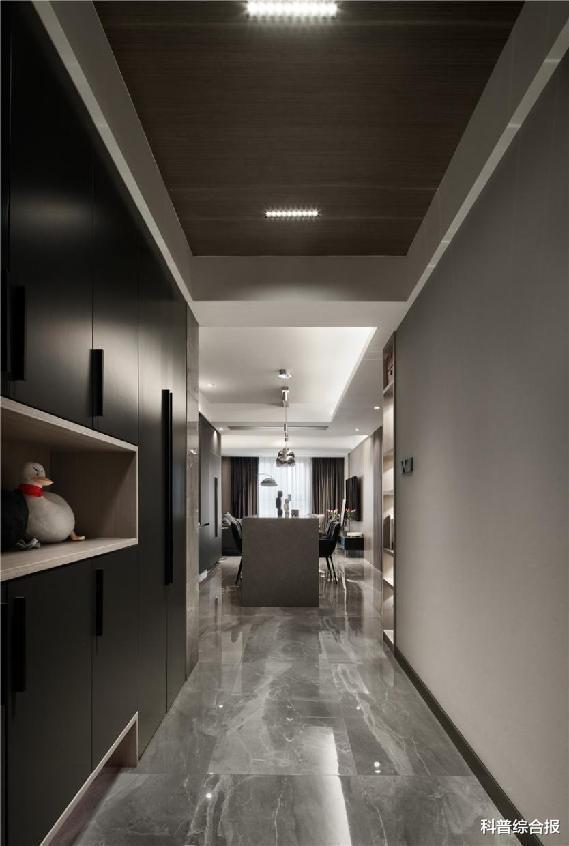 潮服花店设计师的Home,潮酷现代风121㎡二房改三房