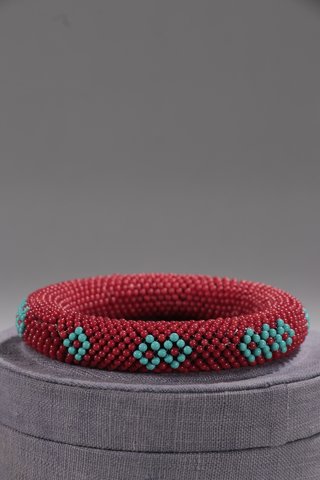 沉香|回流-红珊瑚辑米包沉香手镯